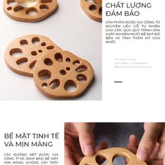 Đế lót ly củ sen, dế sử dụng, thiết kế bắt mắt - PG04