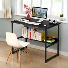 Bàn làm việc NANO có giá lửng để đồ tiện lợi vân óc chó - GM17