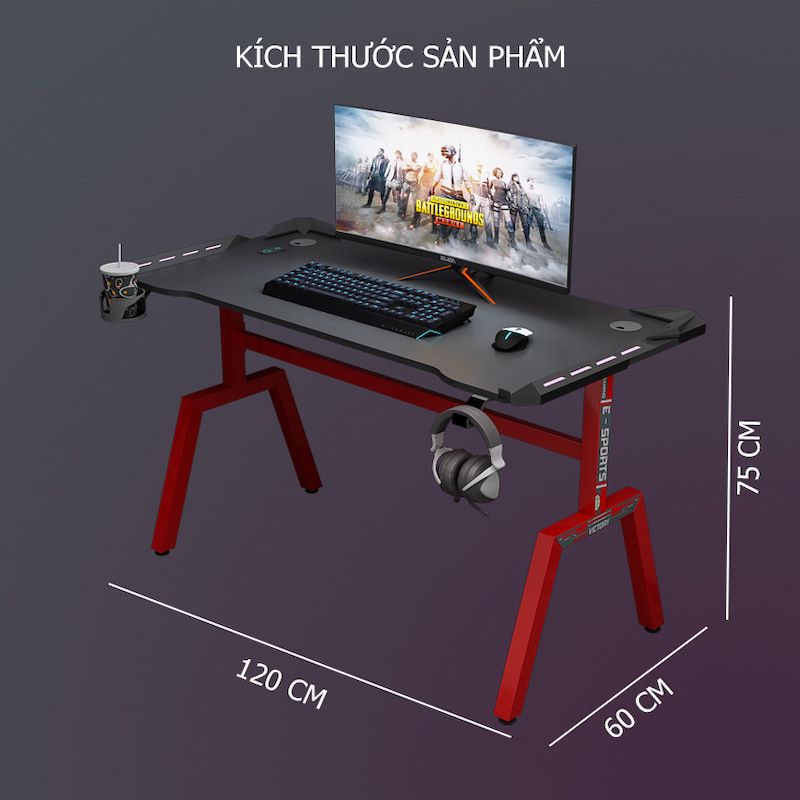 Bàn Gaming Chân Chữ A GM69