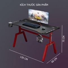 Bàn Gaming Chân Chữ A GM69