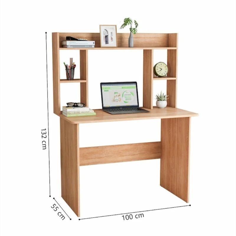 Bàn làm việc gỗ kết hợp kệ sách thông minh tiện dụng - GP161