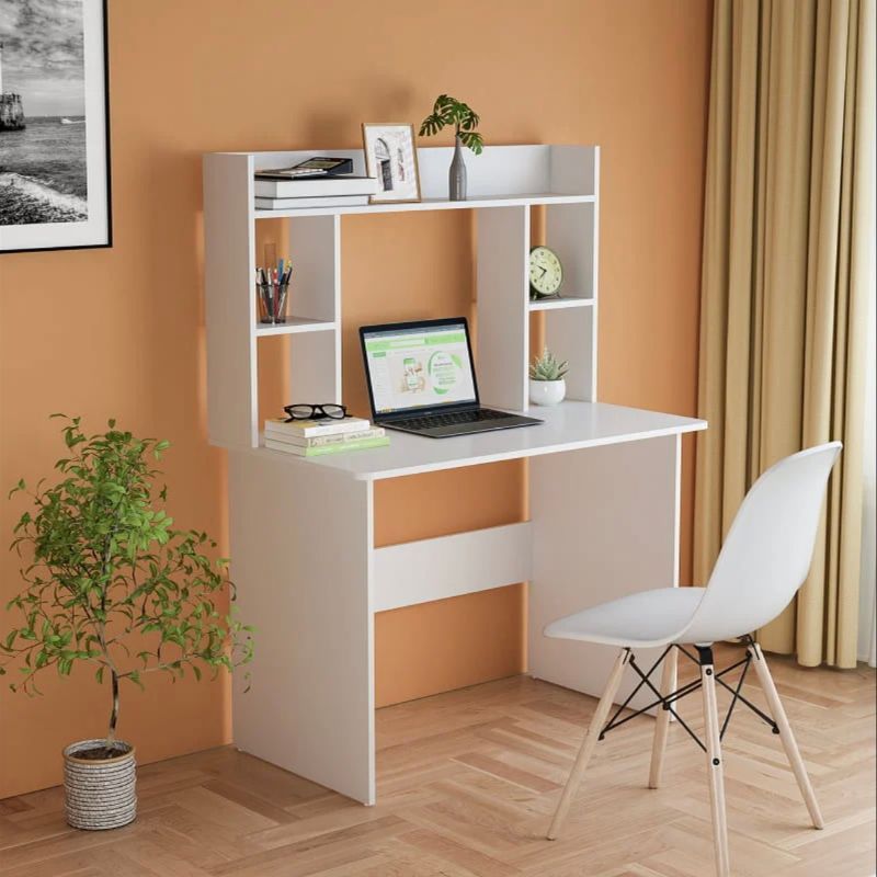 Bàn làm việc gỗ kết hợp kệ sách thông minh tiện dụng - GP161