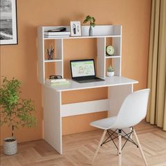 Bàn làm việc gỗ kết hợp kệ sách thông minh tiện dụng - GP161