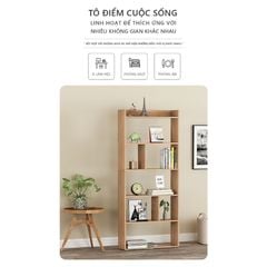 Kệ sách trang trí 6 tầng chia ngăn - GP215