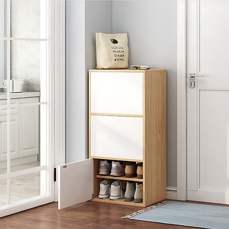 Tủ giày gỗ Gogi 3 ngăn 6 tầng cánh mở - GP146