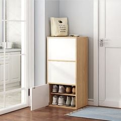 Tủ giày gỗ Gogi 3 ngăn 6 tầng cánh mở - GP146