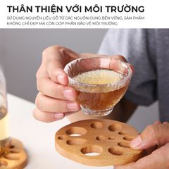 Đế lót ly củ sen, dế sử dụng, thiết kế bắt mắt - PG04