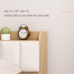 Giường ngủ bọc nệm cao cấp, hiện đại - GP240
