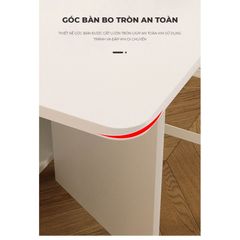 Bàn ăn thông minh trắng, có bánh xe di chuyển dễ dàng, tiện lợi - GP372