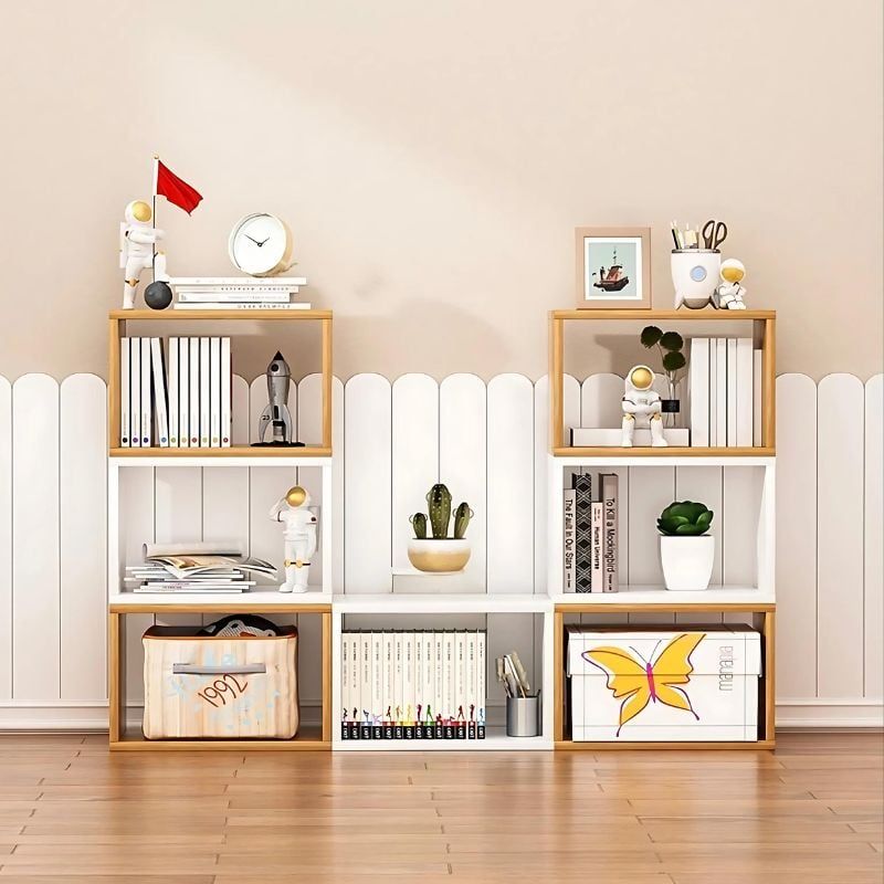 Kệ sách trang trí một ngăn hình chữ nhật tối giản - GP252