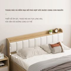 Giường ngủ bọc nệm cao cấp, hiện đại - GP240