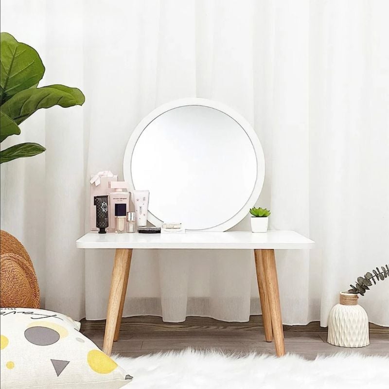 Bàn trang điểm ngồi bệt mini kèm gương hiện đại - GP117