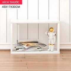 Kệ sách trang trí một ngăn hình chữ nhật tối giản - GP252
