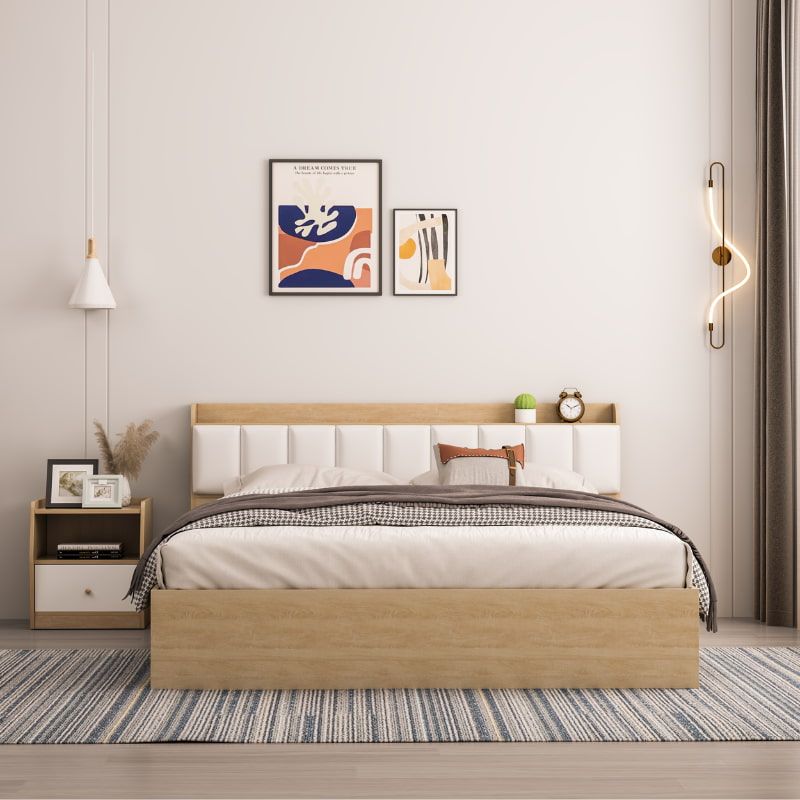 Giường ngủ bọc nệm cao cấp, hiện đại - GP240