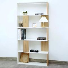 Kệ sách đứng 5 tầng chia ngăn hiện đại - GP105