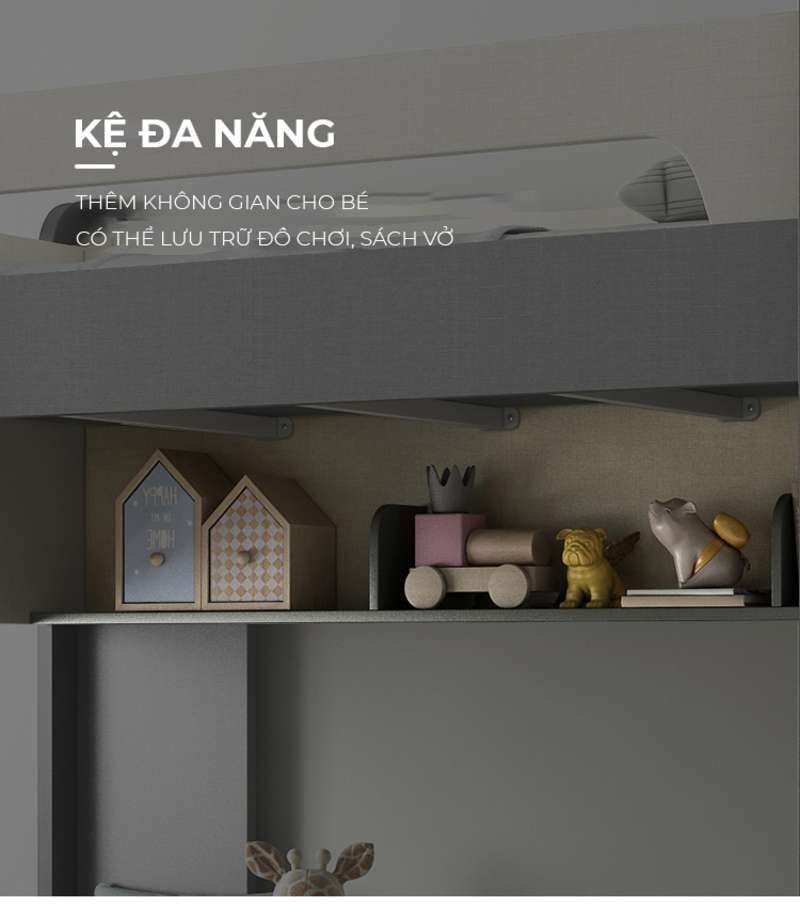 Giường tầng trẻ em, thông minh, hiện đại - GP359