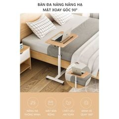 Bàn làm việc nâng hạ có chân bánh xe - GM105
