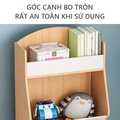 Kệ sách cho bé thiết kế 3 tầng dạng thùng đựng - GP274