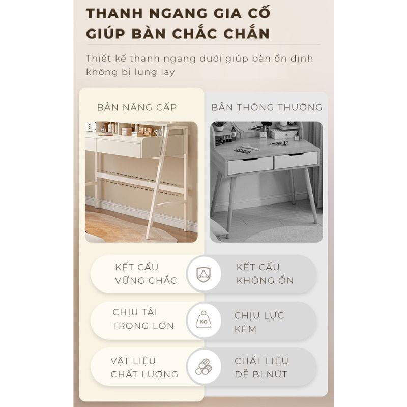 Bàn trang điểm phòng ngủ sang trọng, cao cấp - GM175