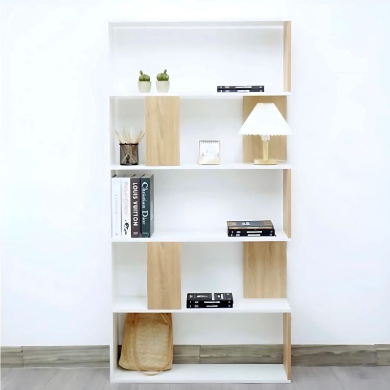 Kệ sách đứng 5 tầng chia ngăn hiện đại - GP105