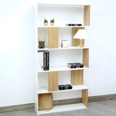 Kệ sách đứng 5 tầng chia ngăn hiện đại - GP105