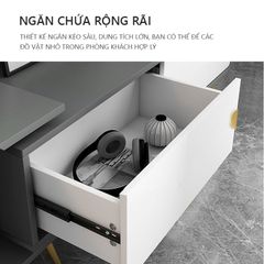 Kệ tivi có thể mở rộng chân mạ vàng phong cách Bắc Âu - GP277
