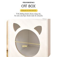 Tab Đầu Giường Kết Hợp Cat Box Có Chân đa năng - GP195