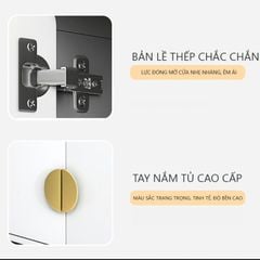 Kệ tivi có thể mở rộng chân mạ vàng phong cách Bắc Âu - GP277