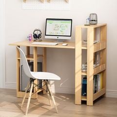 Bàn làm việc có kệ sách và kệ máy tính - GP09