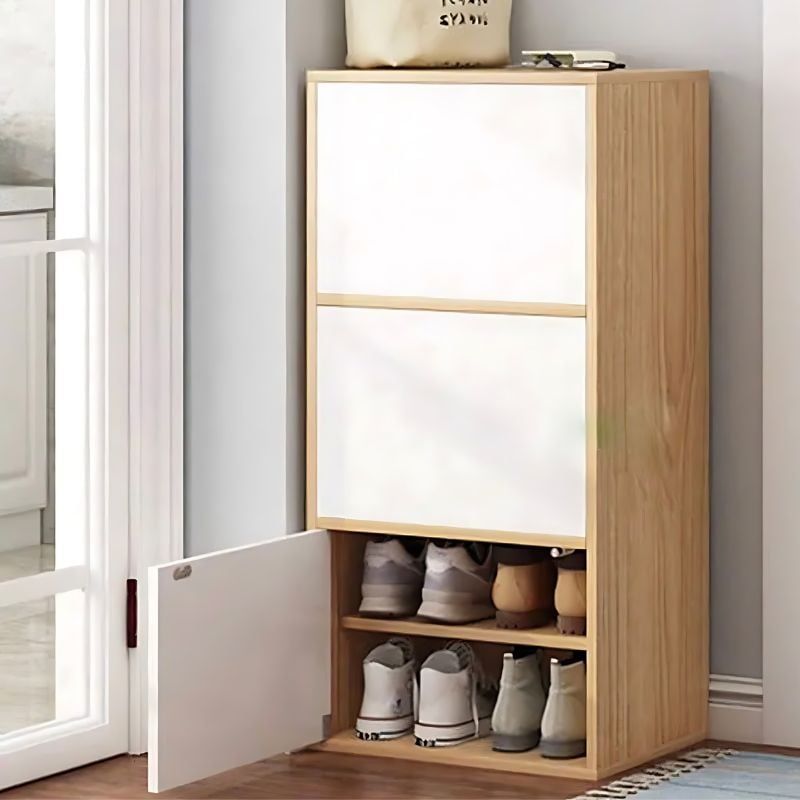 Tủ giày gỗ Gogi 3 ngăn 6 tầng cánh mở - GP146