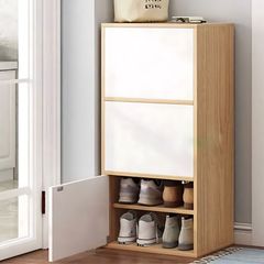 Tủ giày gỗ Gogi 3 ngăn 6 tầng cánh mở - GP146