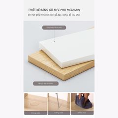 Giường đơn có ngăn kéo vân gỗ trắng 1m6x2m GP239