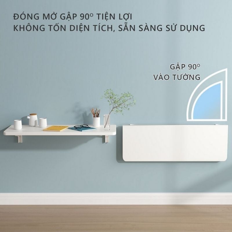 Bàn làm việc gấp gắn tường nhỏ gọn - GP302