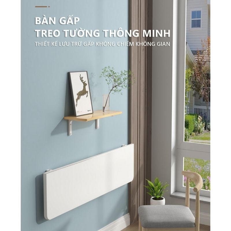 Bàn làm việc gấp gắn tường nhỏ gọn - GP302