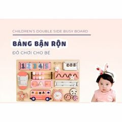 Bảng bận rộn tích hợp 12 món đồ chơi cho bé - TOY01