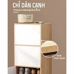 Tủ giày gỗ Gogi 3 ngăn 6 tầng cánh mở - GP146