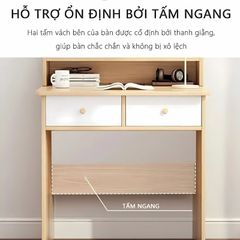 Bàn làm việc có ngăn kéo kết hợp bàn trang điểm - GP178