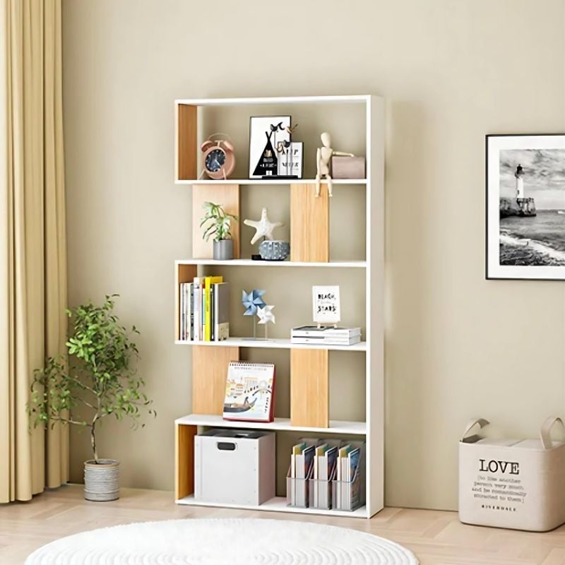 Kệ sách đứng 5 tầng chia ngăn hiện đại - GP105