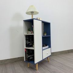 Tủ Sách QuaDa Kết Hợp 2 Ngăn Tủ và 2 Ngăn Kệ - GP124