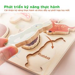 Bảng đồ chơi nhận biết động vật thông minh cho bé TOY05