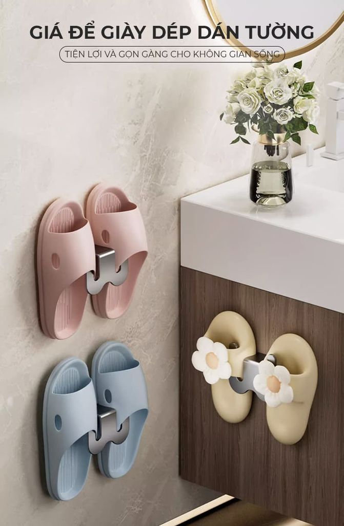 Móc treo dép dán tường chắc chắn, đa dụng - GM198