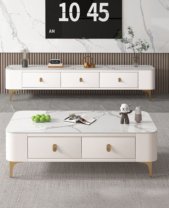 Kệ TV vân đá đa năng tối giản GM168B