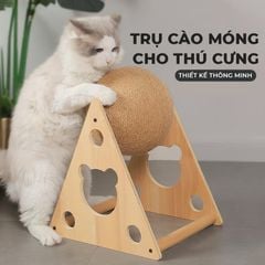 Cào móng có bóng tròn vui nhộn, chân trụ tam giác hình gấu ngộ nghĩnh - GU5