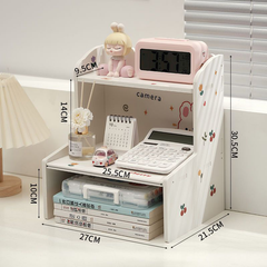 Kệ sách gỗ 2 tầng đa năng IG419