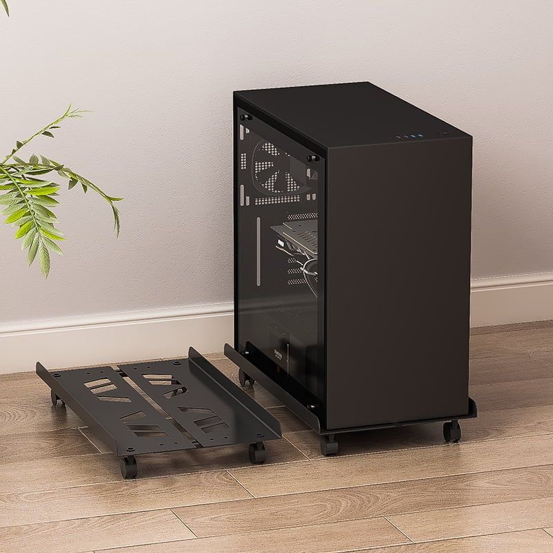 Kệ CPU PC di động khung đen - GM112