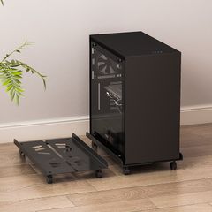 Kệ CPU PC di động khung đen - GM112