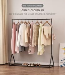 Giá treo quần áo khung thép - GM01