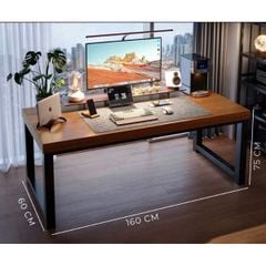 Bàn làm việc khung đen GM166