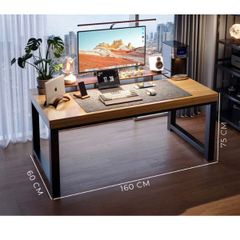 Bàn làm việc khung đen GM166
