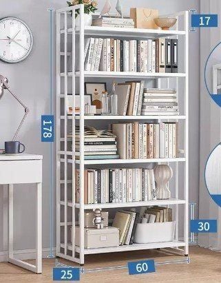 Kệ sách đa năng màu trắng - GM97